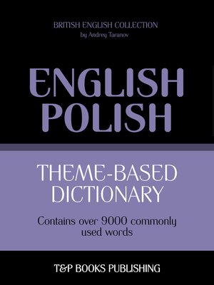 cover image of Theme-Based Dictionary